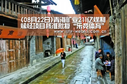(08月22日)青海矿业211亿煤制烯烃项目核准批复“乐竞体育”(图3) 乐竞体育app